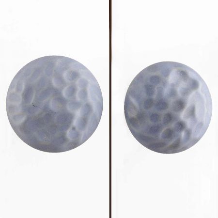 Slate Blue Flat Drawer Knob